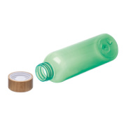 Fľaša  z PET s bambusovým vrchnákom, 500 ml - M-Collection