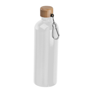 Nerezová fľaša s karabínou, 750 ml