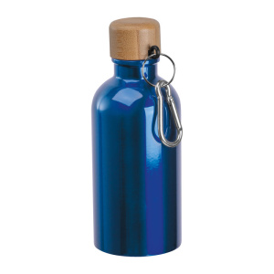 Nerezová fľaša s karabínou, 400 ml