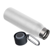 Dvojstenná fľaša s karabínou, 600 ml - M-Collection