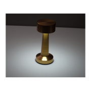 Stolná lampa z nerezovej ocele s batériou - M-Collection