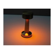 Stolná lampa z nerezovej ocele s batériou - M-Collection