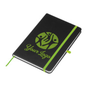 Poznámkový blok A5 s farebným gravírom - M-Collection