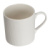 Keramický hrnček 400 ml - M-Collection, farba - biela