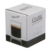 Dvojstenný pohár na cappuccino 200ml - CrisMa