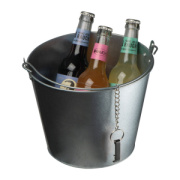 Zinkové vedro s otváračom na fľaše, 6000 ml - M-Collection