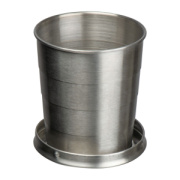 Skladací pohár na pitie z nerezu, 250ml - M-Collection