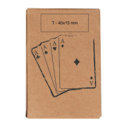Hracie karty vyrobené z recyklovaného papiera - M-Collection