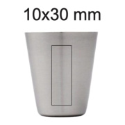 4 poháriky z nerezu, 4 x 30 ml - M-Collection