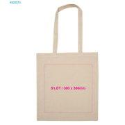 Taška z organickej bavlny (GOTS) so spodným dnom - M-Collection