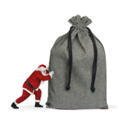 Vrecúško z recyklovanej bavlny so sťahovacou šnúrk - M-Collection