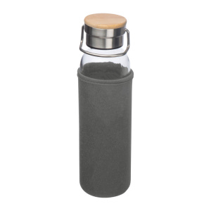 Sklenená fľaša s neoprénovým krytom, 600 ml