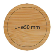 Sviečka s bambusovým viečkom - M-Collection