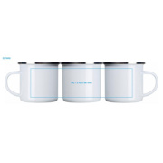 Smaltovaný retro hrnček 300 ml - M-Collection