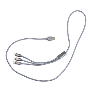 Extra veľký nabíjací kábel 4v1, USB, Micro USB, ty