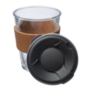 Borosilikátový sklenený hrnček, nepriepustný 350ml - M-Collection