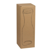 Sklenená fľaša s korkovým vekom 1000 ml - M-Collection