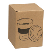 Sklenený hrnček so silikónovým puzdrom, 300 ml - M-Collection