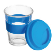 Sklenený hrnček so silikónovým puzdrom, 300 ml - M-Collection