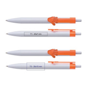 Guľôčkové pero s 2D klipom - M-Collection