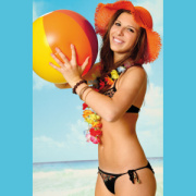 Viacfarebná plážová lopta - M-Collection