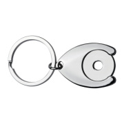 Kovová kľúčenka so žetónom - M-Collection