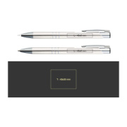 Set kovového pera a ceruzky - M-Collection