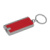 Kľúčenka s bielym LED svetlom - M-Collection, farba - červená