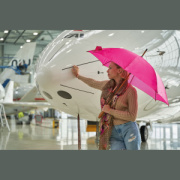 Dáždnik s dreveným držadlom - M-Collection