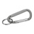 Karabínka na kľúče - M-Collection, farba - sivá