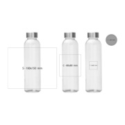 Sklenená fľaša, 500 ml - M-Collection