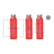 Sklenená fľaša, 500 ml - M-Collection