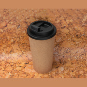 Pohár na pitie s korkovým povrchom, 400 ml - M-Collection