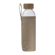 Sklenená fľaša s jutovým puzdrom 500 ml - M-Collection
