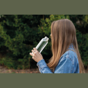 Sklenená fľaša s jutovým puzdrom 500 ml - M-Collection