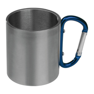 Kovový hrnček s karabínkou, 200 ml