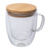 Dvojstenný pohár, 350 ml - M-Collection, farba - priehľadná