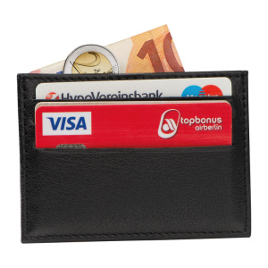 Kožené puzdro na karty RFID