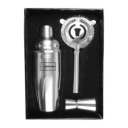 3-dielny kovový koktejlový set, 500 ml - M-Collection