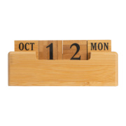 Stolový kalendár z bambusu - M-Collection