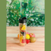 Sklenená fľaša so sitkom, 400 ml - M-Collection