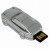 USB dizajn 240 - veľkosť 2 GB - farba strieborná