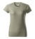 Basic - Tričko dámske - Malfini, farba - svetlá khaki, veľkosť - XS