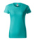 Basic - Tričko dámske - Malfini, farba - smaragdovozelená, veľkosť - XS