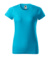 Basic - Tričko dámske - Malfini, farba - tyrkysová, veľkosť - XS