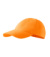 6P - Čiapka unisex - Malfini, farba - mandarínková oranžová, veľkosť - Nastaviteľná