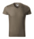 Slim Fit V-neck - Tričko pánske - Malfini, farba - army, veľkosť - L