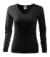 Elegance - Tričko dámske - Malfini, farba - čierna, veľkosť - XS