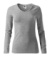 Elegance - Tričko dámske - Malfini, farba - tmavosivý melír, veľkosť - XL