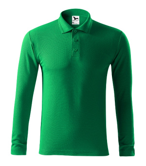 Pique Polo LS - Polokošeľa pánska